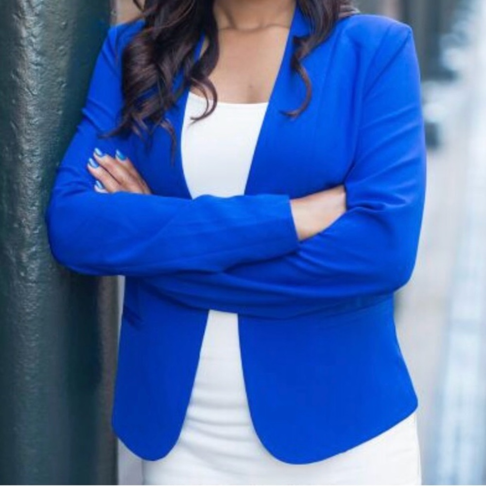 Ovi Blue Blazer Size Small